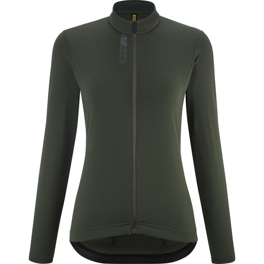 MAVIC AKSIUM THERMO Ladies Long Sleeve Jersey Green