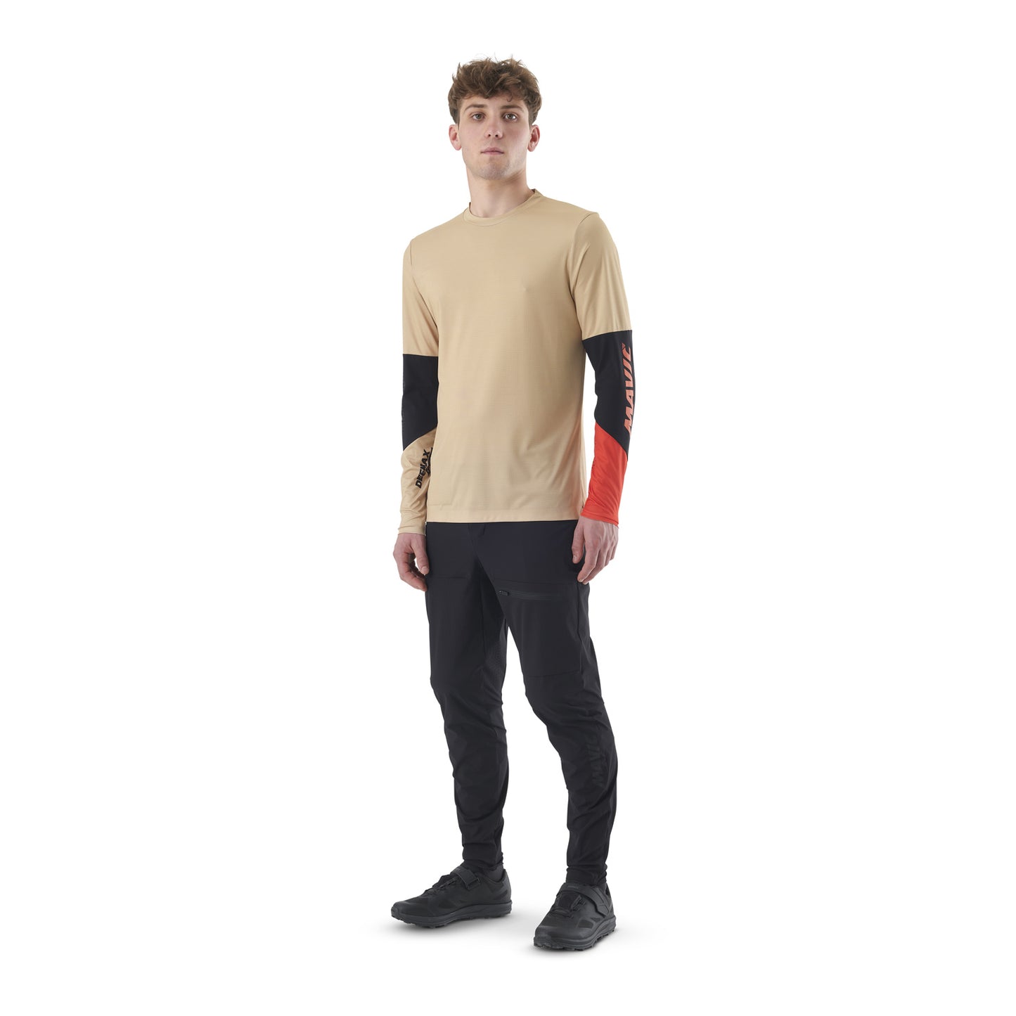 MAVIC DEEMAX ENDURO PRO Langærmet Jersey Beige