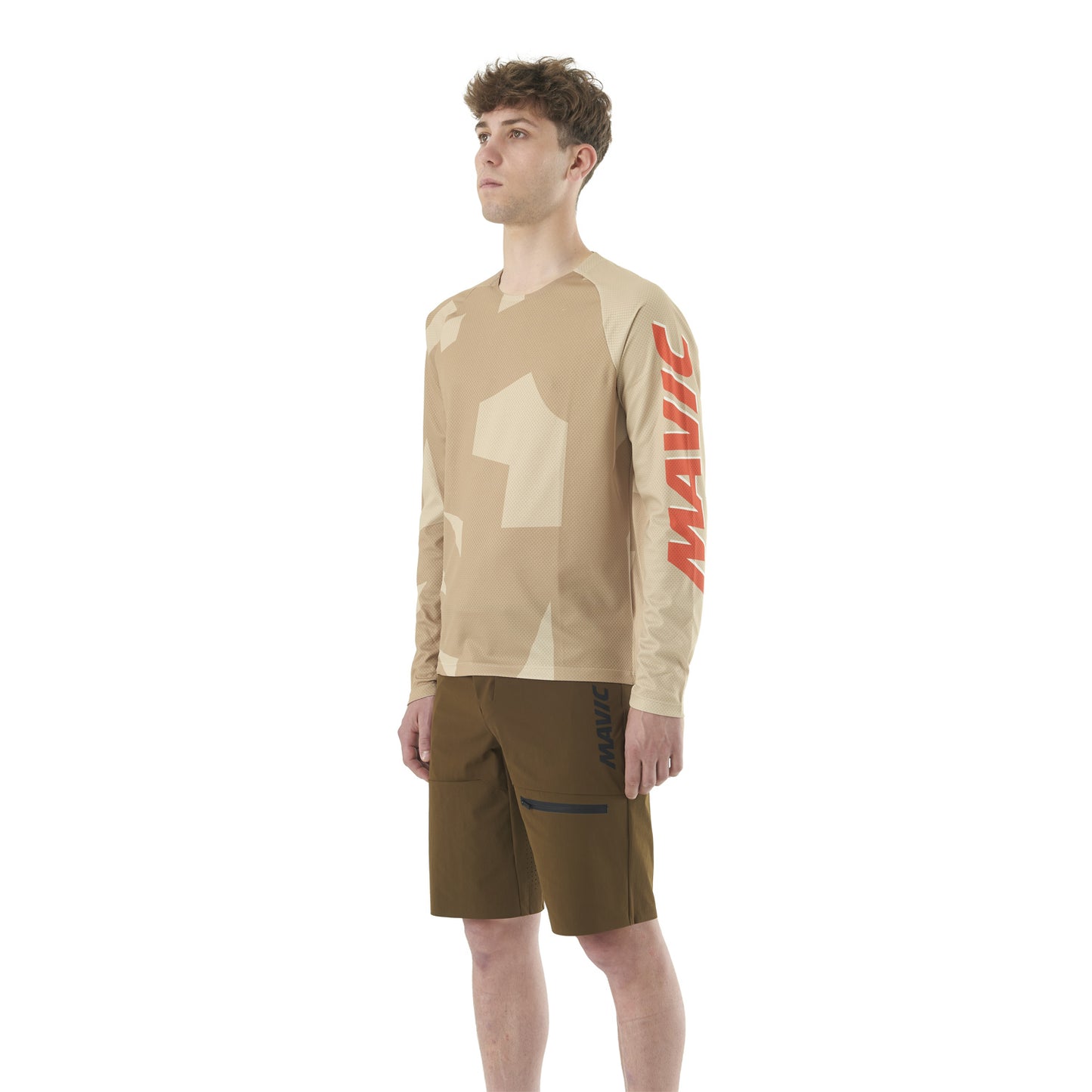 MAVIC DEEMAX ENDURO Langærmet Camo Beige Jersey