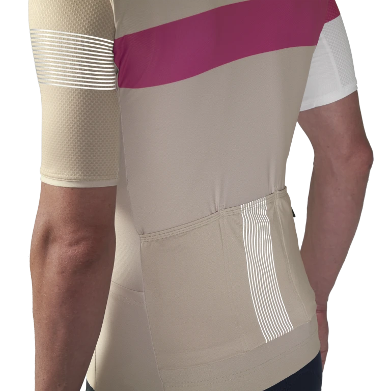 MAVIC KSYRIUM PRO Short Sleeve Jersey Beige