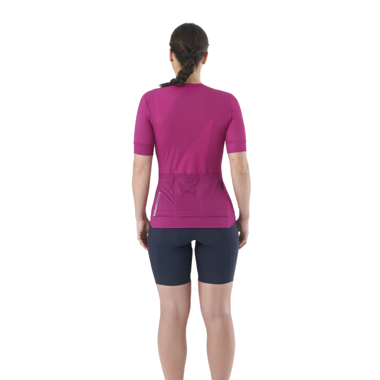 MAVIC AKSIUM GRAPHIC Short Sleeve Jersey Women Fushia