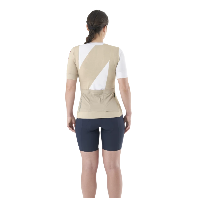 MAVIC AKSIUM GRAPHIC Short Sleeve Jersey Women Beige