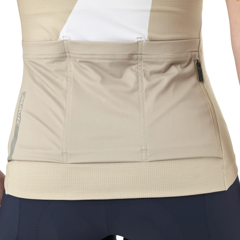 MAVIC AKSIUM GRAPHIC Short Sleeve Jersey Women Beige