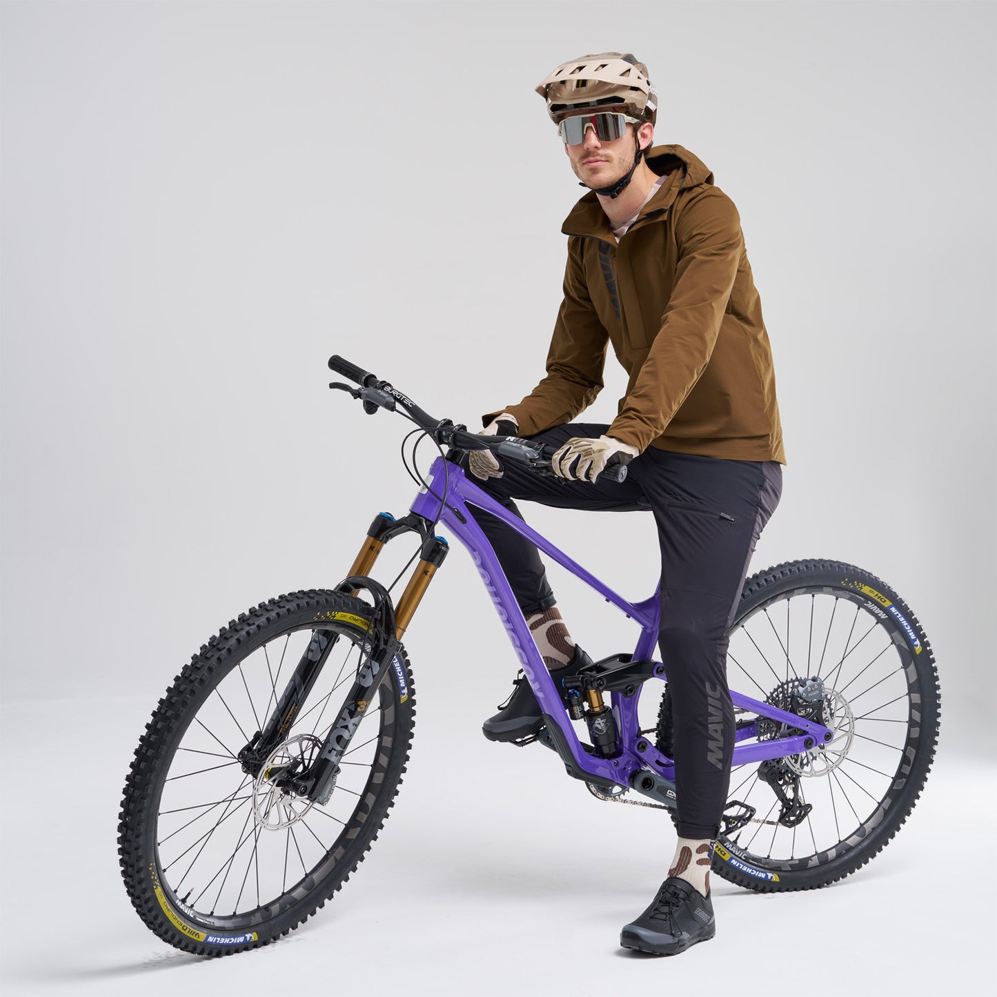 MAVIC DEEMAX THERMO WIND HOODIE Jakke Brun