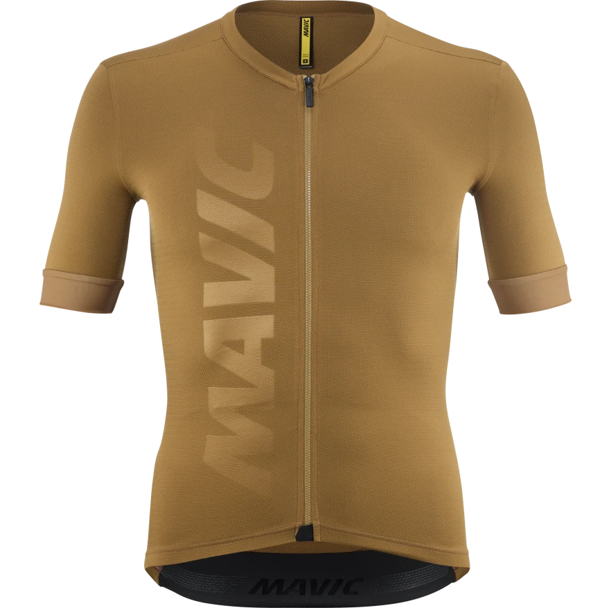 MAVIC AKSIUM Kortærmet Jersey Brun