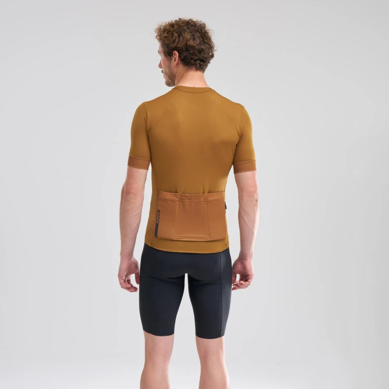 MAVIC AKSIUM Kortærmet Jersey Brun