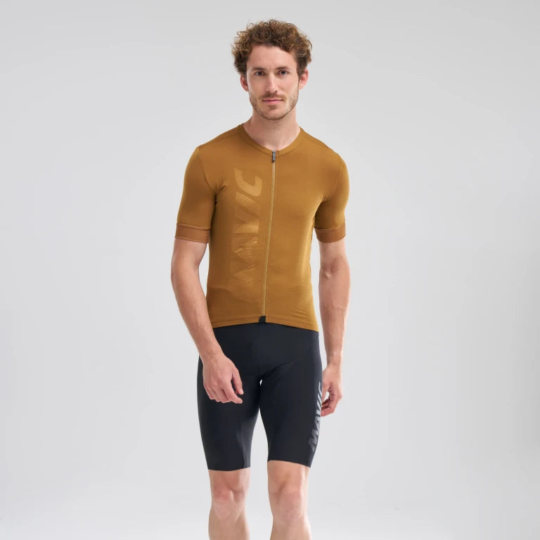 MAVIC AKSIUM Kortærmet Jersey Brun