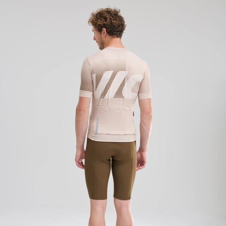 MAVIC AKSIUM GRAPHIC Kortærmet Jersey Beige