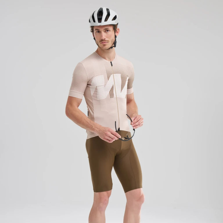 MAVIC AKSIUM GRAPHIC Kortærmet Jersey Beige