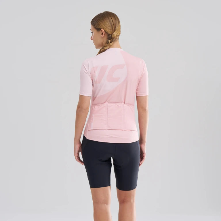 Pink MAVIC ICON GRAPHIC kortærmet jersey til kvinder
