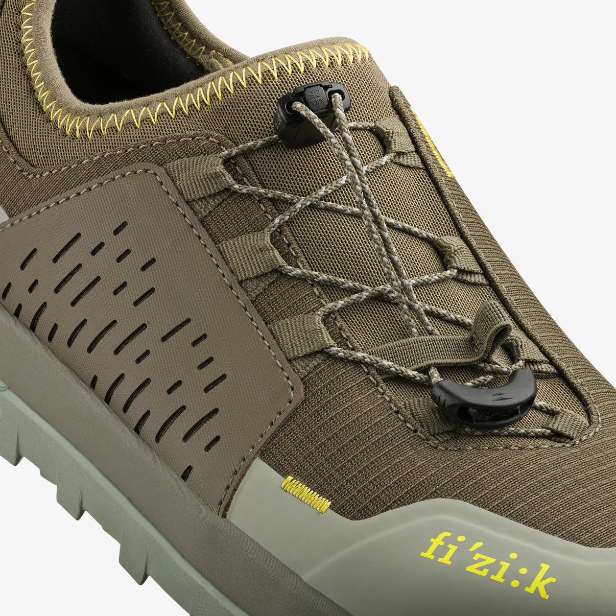 FIZIK TERRA ERGOLACE 2 FLAT mountainbike-sko, brun/grøn