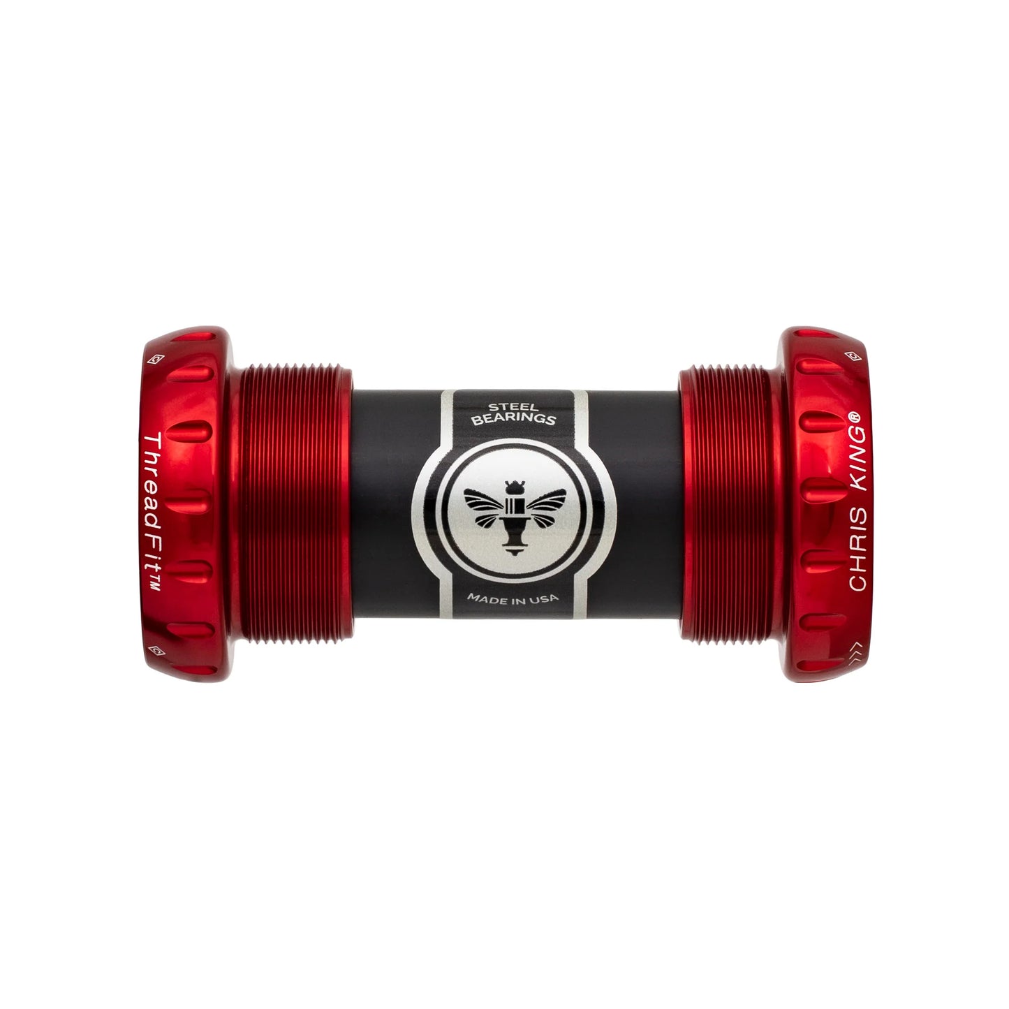 CHRIS KING ThreadFit 24 68/73 mm rødt kranksæt
