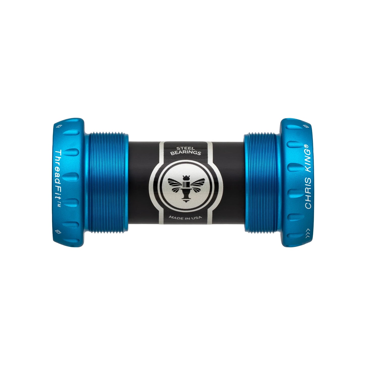 CHRIS KING ThreadFit 24 68/73 mm blå kranksæt