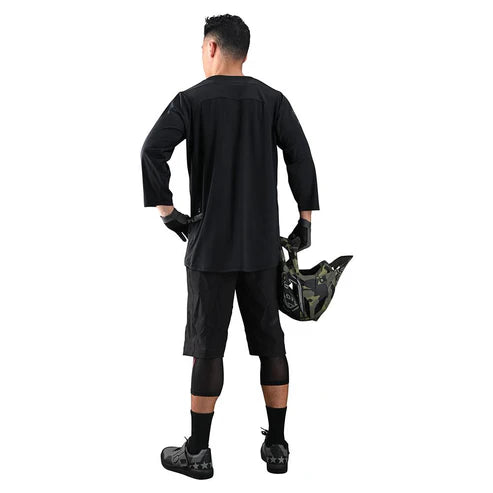 TROY LEE DESIGNS RUCKUS 3/4 ærmet Jersey Sort