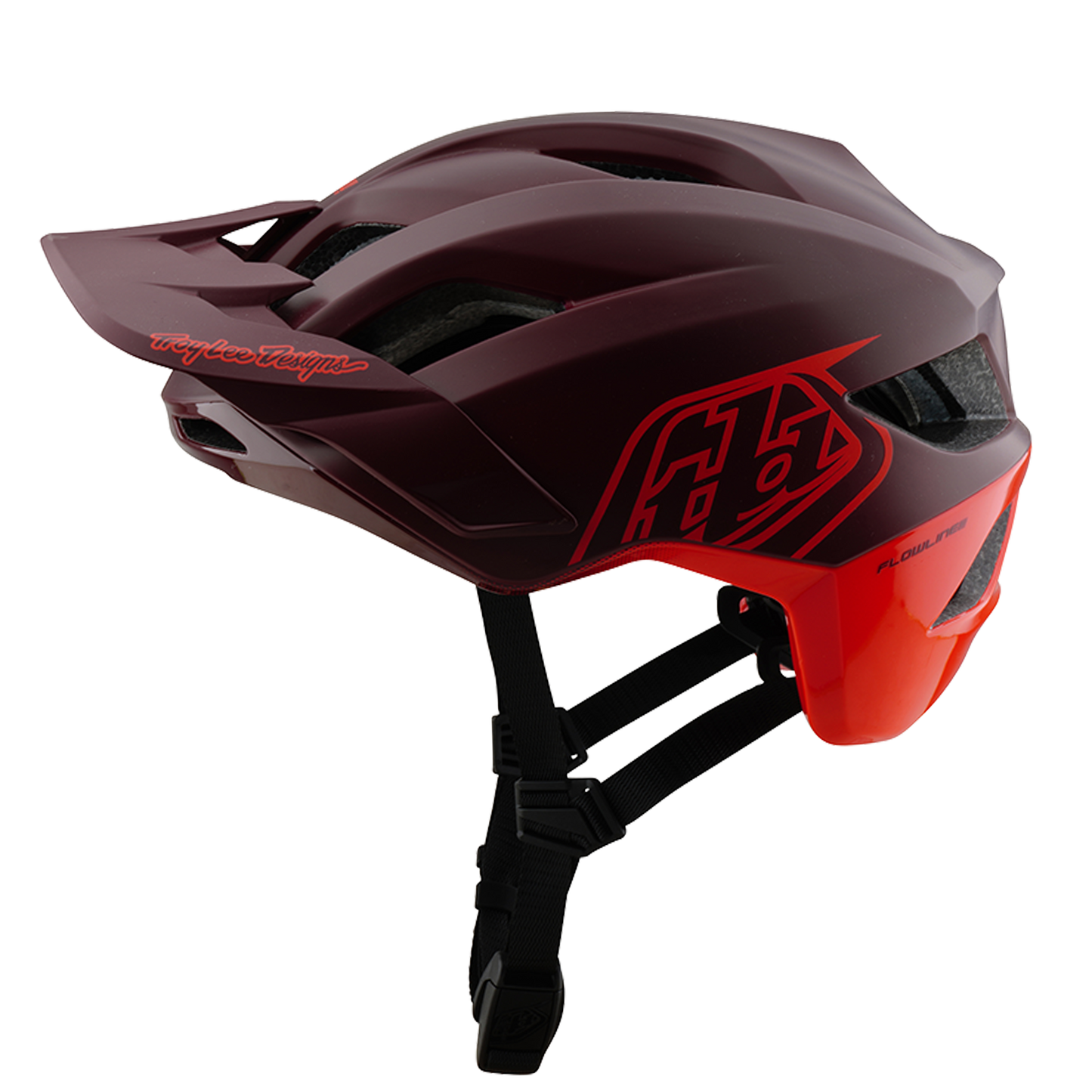 MTB-hjelm Troy Lee Design FLOWLINE SE MIPS Bordeaux/Rød