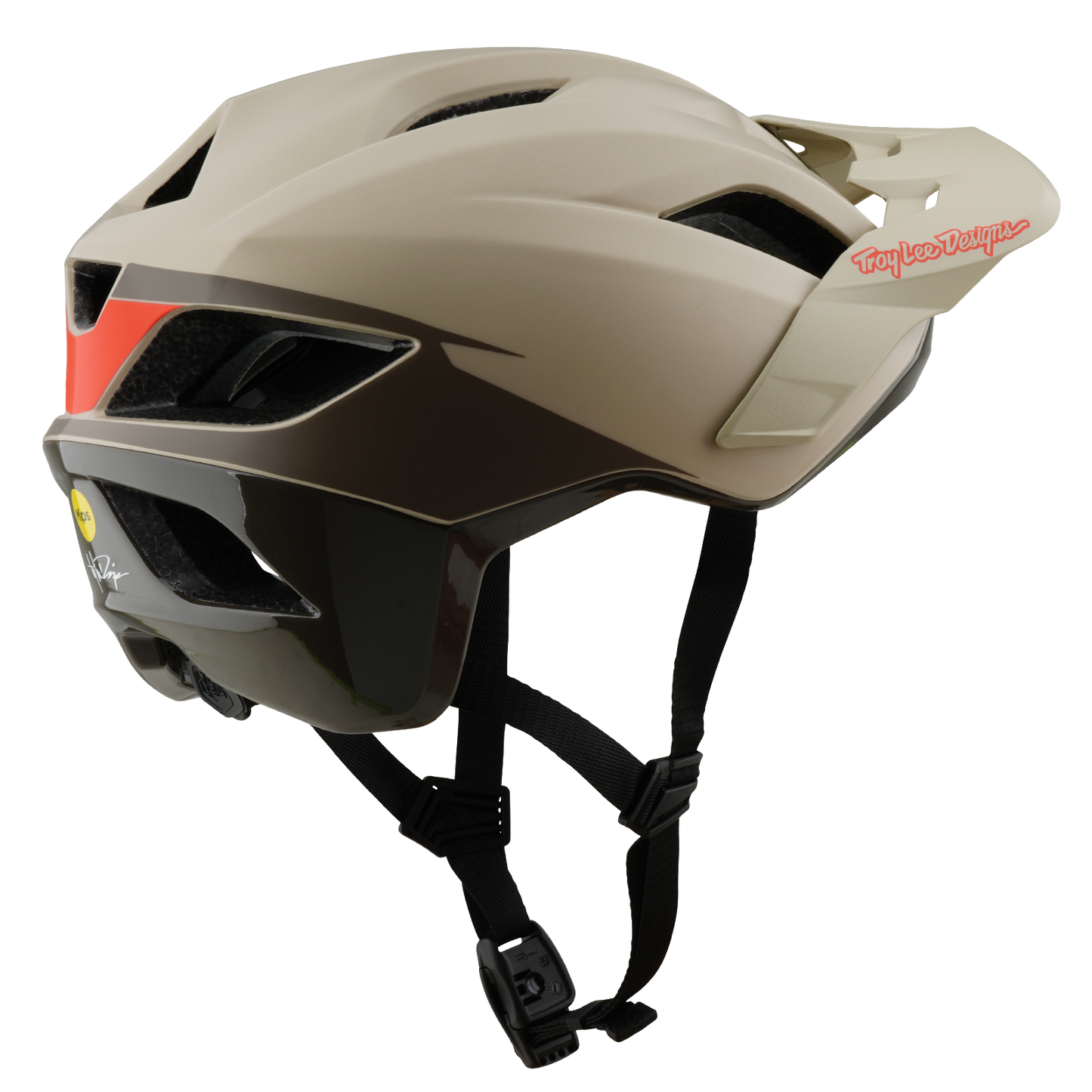 MTB-hjelm Troy Lee Design FLOWLINE SE MIPS Beige/ Sort