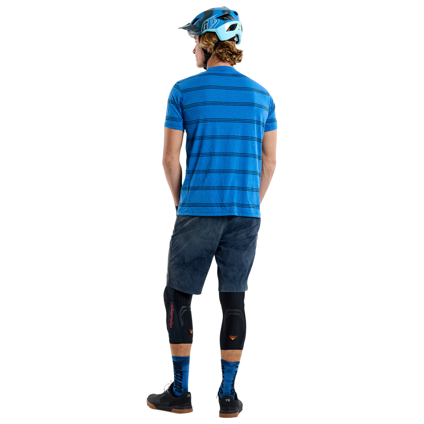 Troy Lee Design SKYLINE RIDE TEE WASH OUT Jersey kortærmet blå 2025