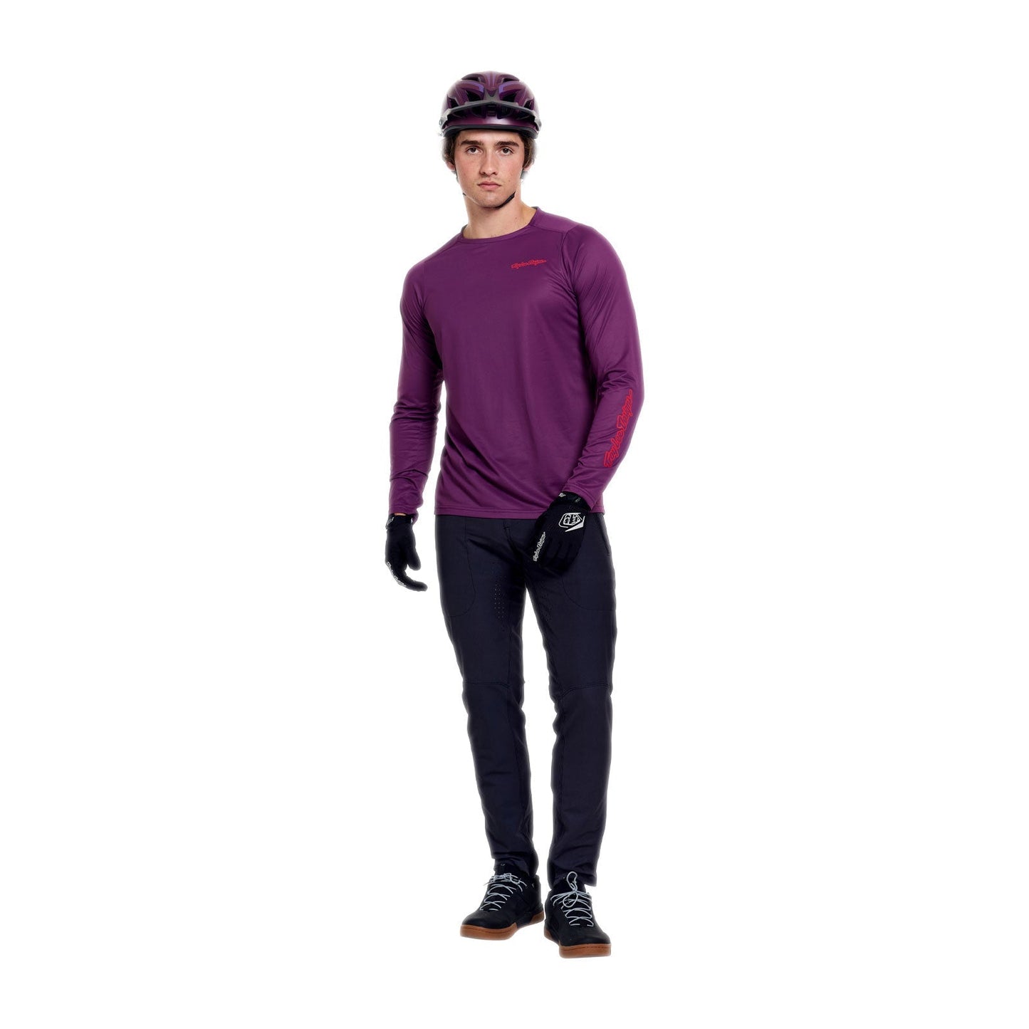 TROY LEE DESIGNS SKYLINE PRO MONO Long Sleeve Jersey Sangria