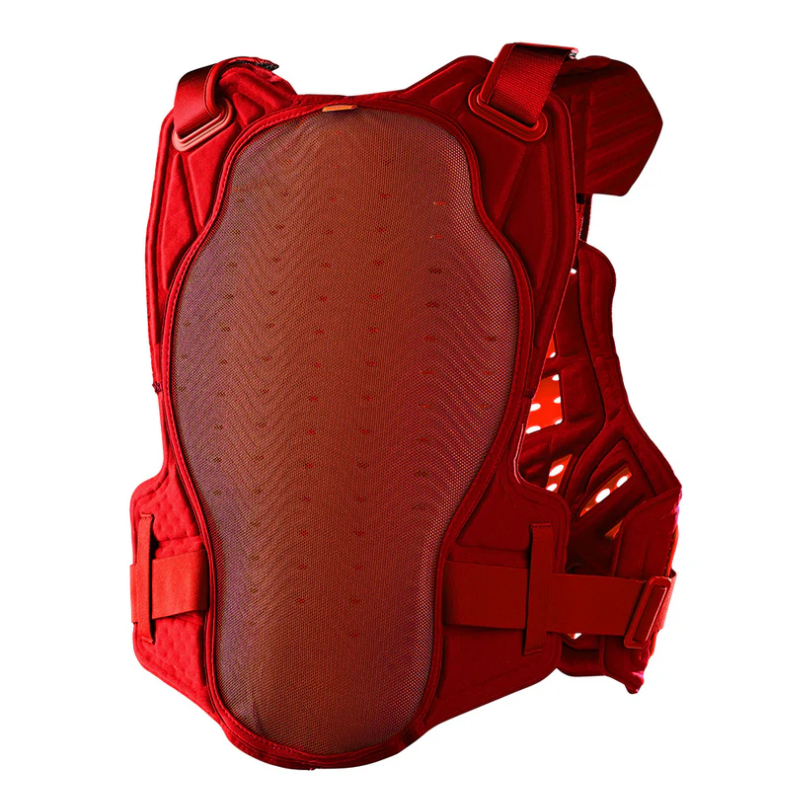 Troy Lee Design ROCKFIGHT CE FLEX beskyttelsesvest rød