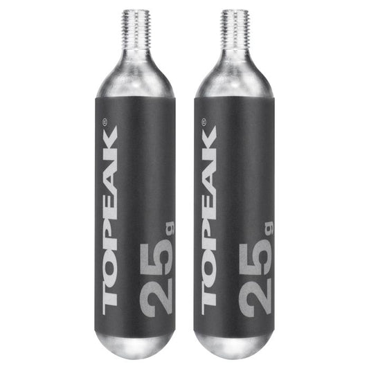 CO2-patroner TOPEAK Gevindskåret 25 g (2 stk.)