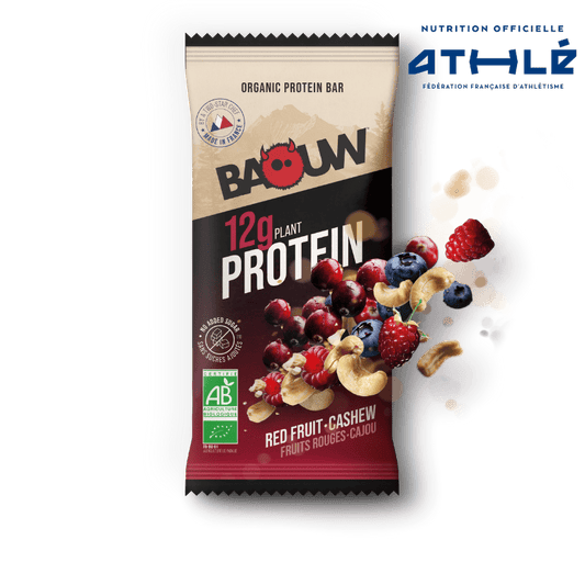 BAOUW ORGANIC EXTRA Red Fruits/Cashew Protein Bar (50 g)