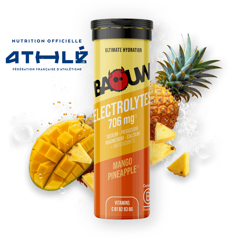 BAOUW Energy Drink (Tube med 10 tabletter) Mango/Ananas