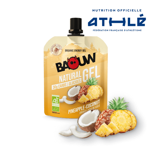 BAOUW Økologisk ananas/kokosnød energi gel (85g)