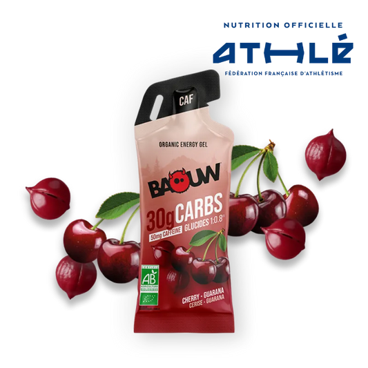 BAOUW Cherry/Guarana/Caffeinated Energy Gel (44g)
