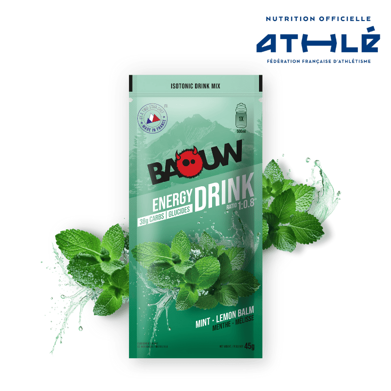 BAOUW ISOTONIC energidrik (45 g) Mint/Melissa