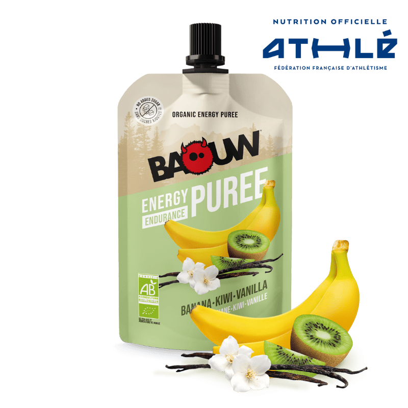 BAOUW Organic Recipe Fruit Energy Purée Banana/Kiwi/Vanilla (90 g)