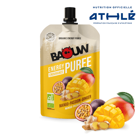 BAOUW Organic Recipe Mango/Passion/Ginger Energy Puree (90 g)