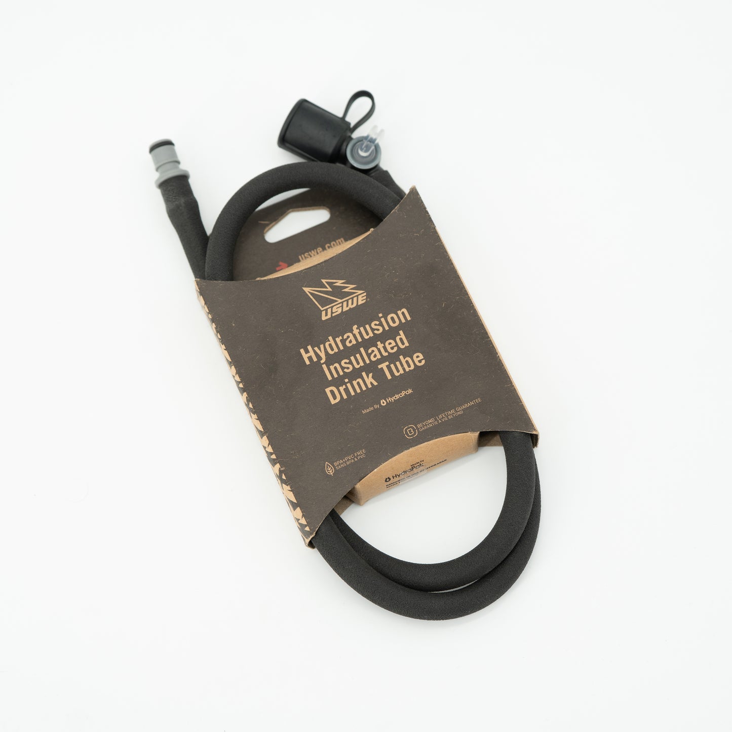 USWE HYDRAFUSION-sæt med ventil og isoleret slange, sort