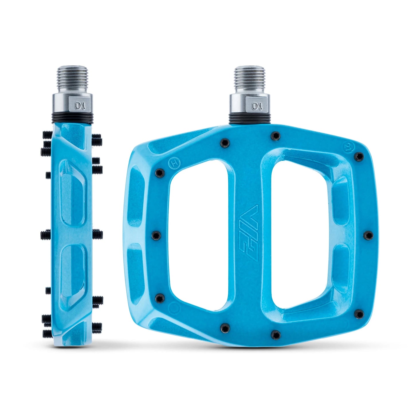 DMR V12 flade pedaler Blå