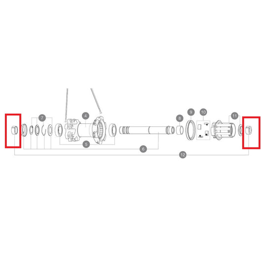 MAVIC YELL BOOST 148MM SELF-ADJUSTING REAR AXLE MOUNT