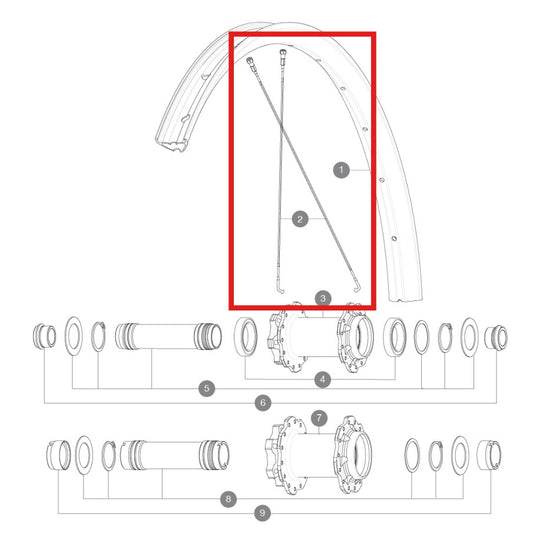 KIT 14 MAVIC J CURVED STEEL EGER 298MM DEEMAX DH 20 29'' + SORTE STÅLNIPLER