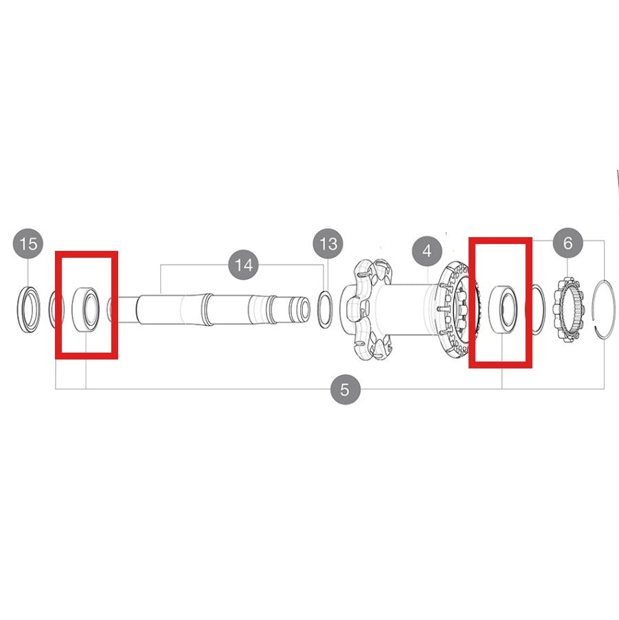 SÆT MAVIC ID360 LEJER 15X26X7 + 17X28X7
