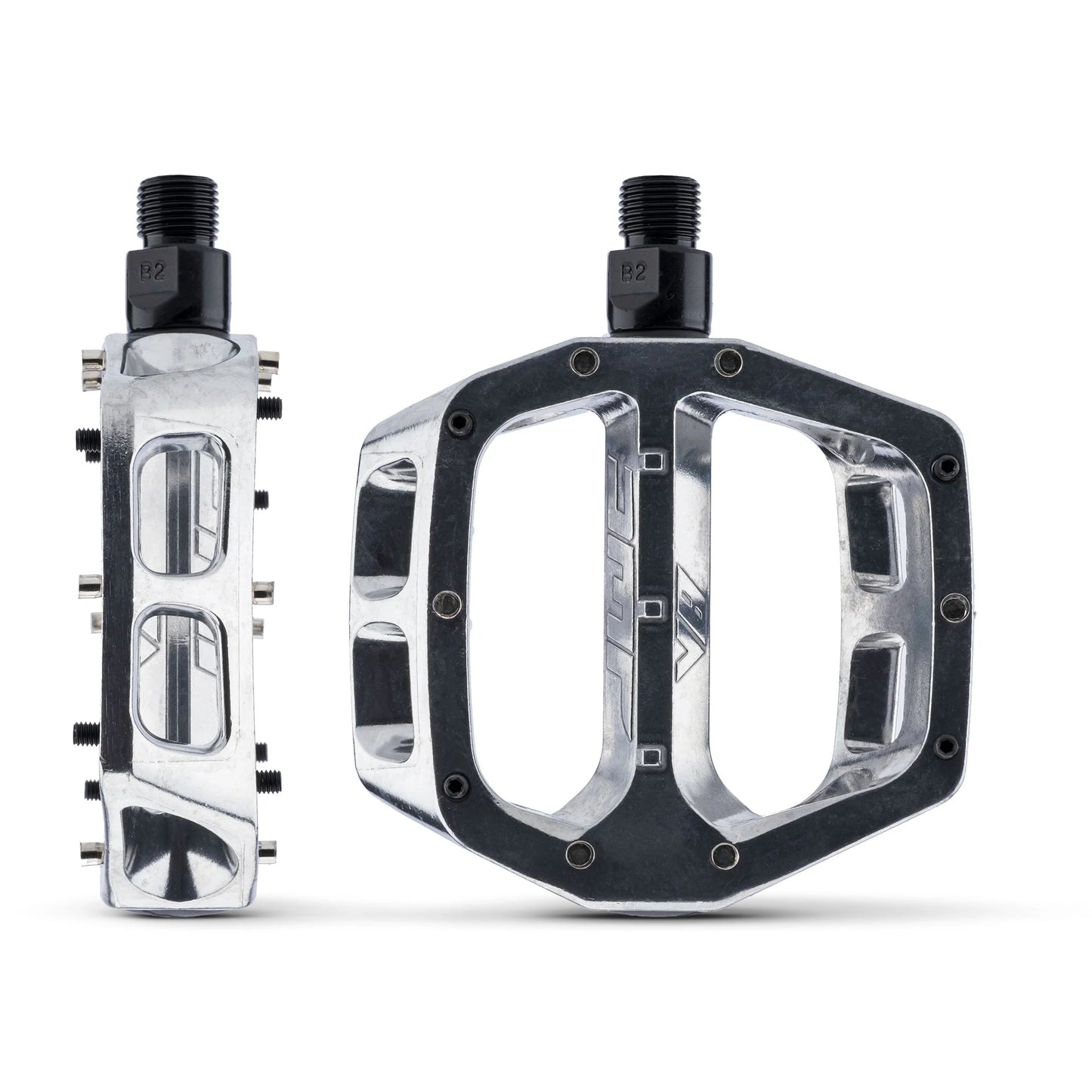 DMR V8 CLASSIC flade pedaler Sølv