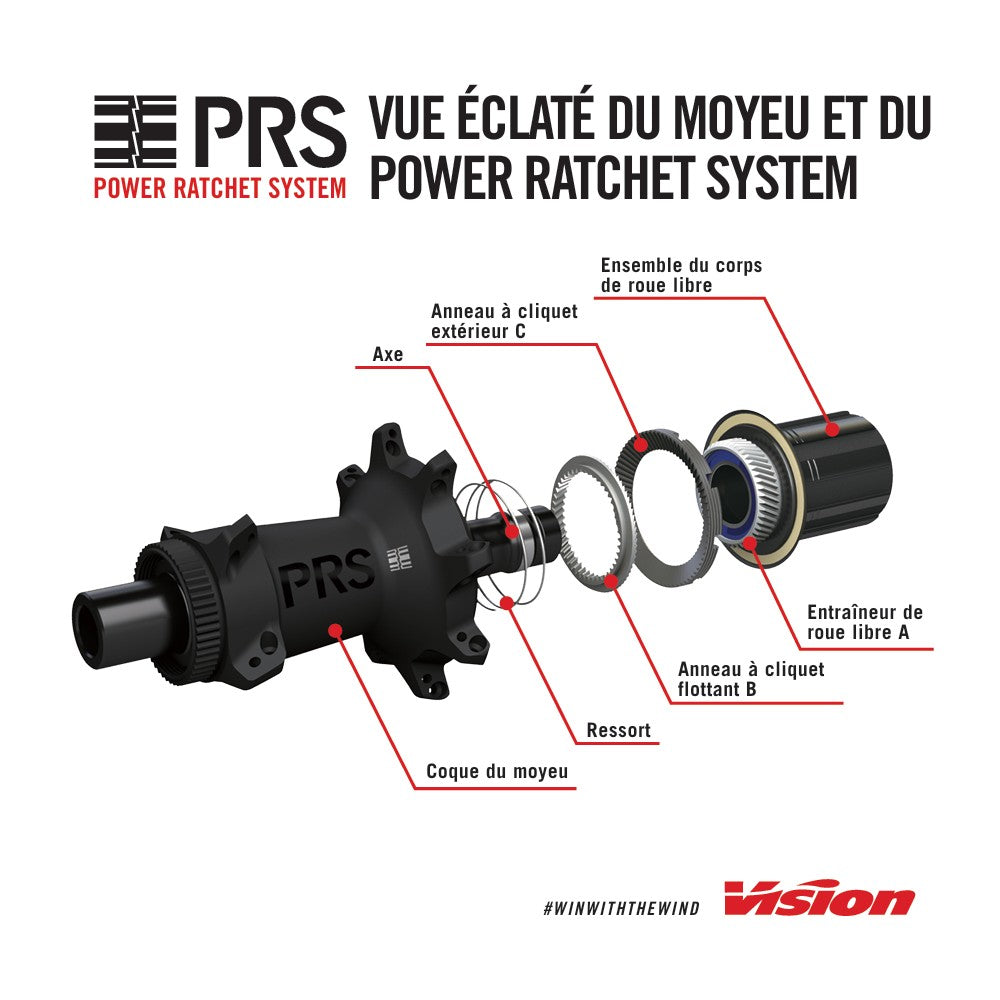 Et par VISION Metron 45 SL Tubeless Ready-hjul (Center Lock)