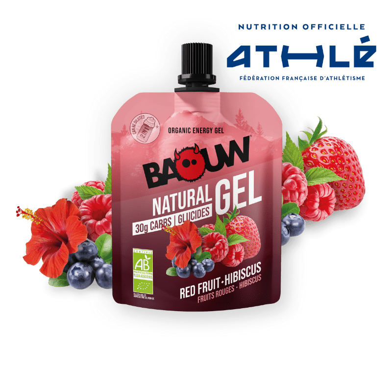 BAOUW Organic Energy Gel Red Fruits-Hibiscus (85 g)
