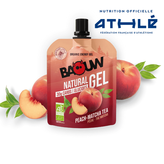 BAOUW ORGANIC Peach-Matcha Tea Energy Gel (85g)