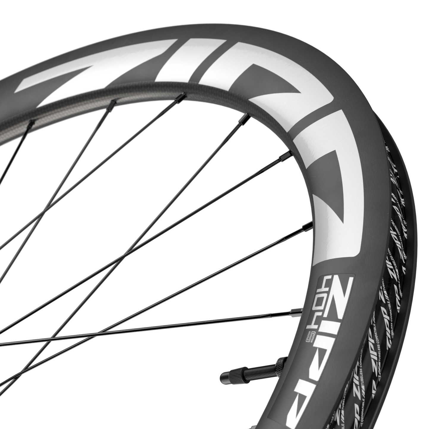 ZIPP 404 S A1 hvidt forhjul