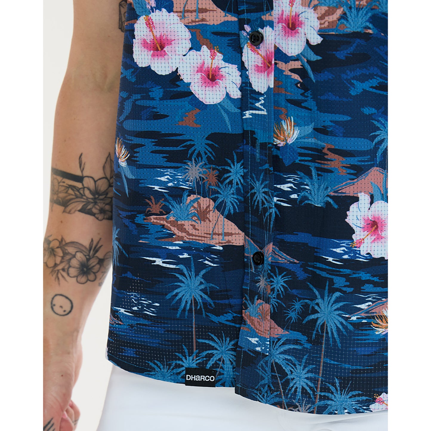 Technical shirt DHARCO TECH PARTY OASIS Woman Blue