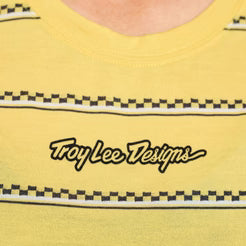 TROY LEE DESIGNS LILIUM RIDE CHECKED OUT kortærmet dametrøje gul