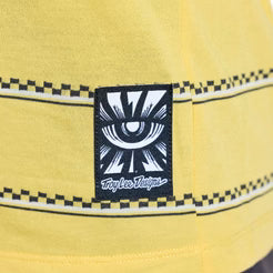 TROY LEE DESIGNS LILIUM RIDE CHECKED OUT kortærmet dametrøje gul