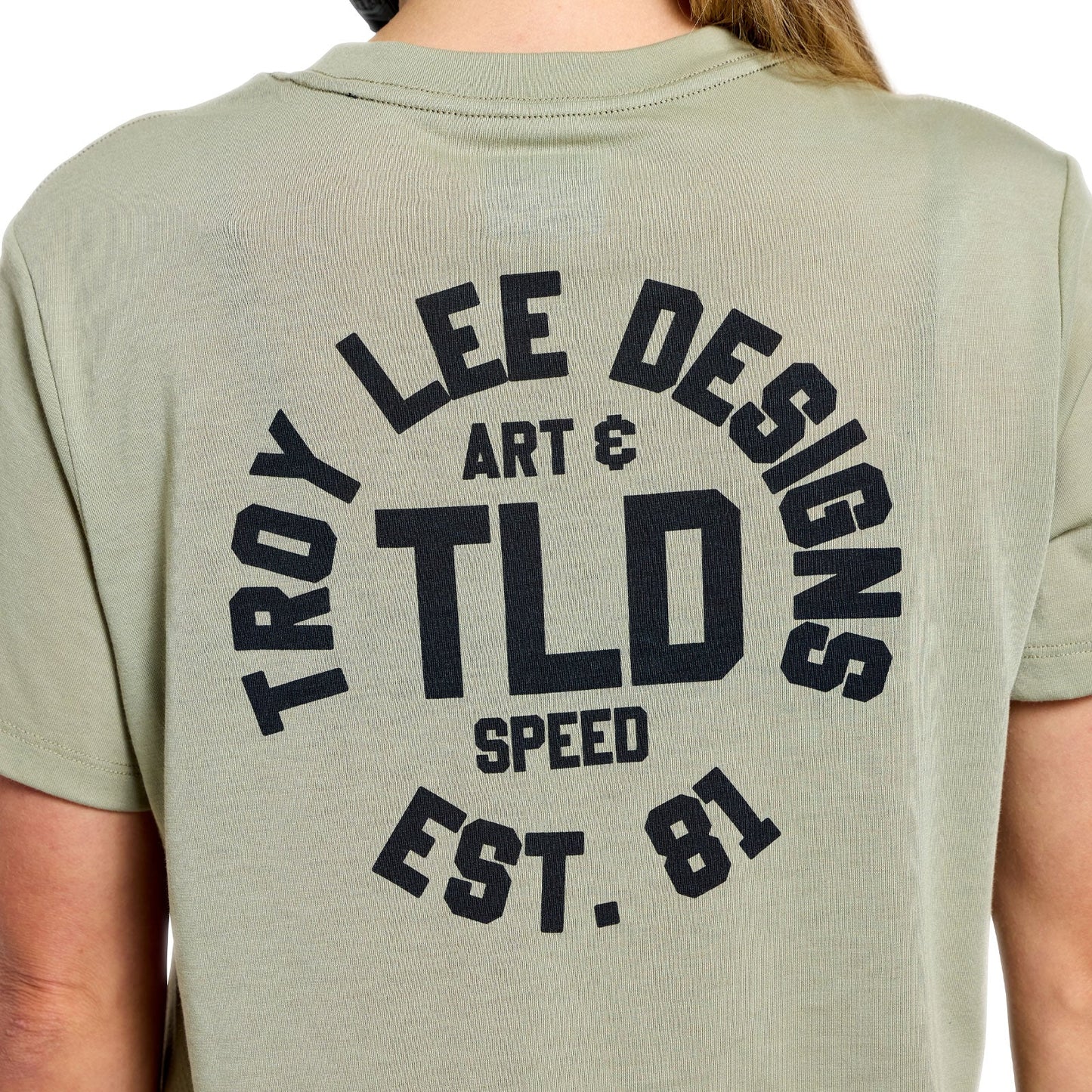 TROY LEE DESIGNS LILIUM RIDE STAMPS Kortærmet dametrøje Sage