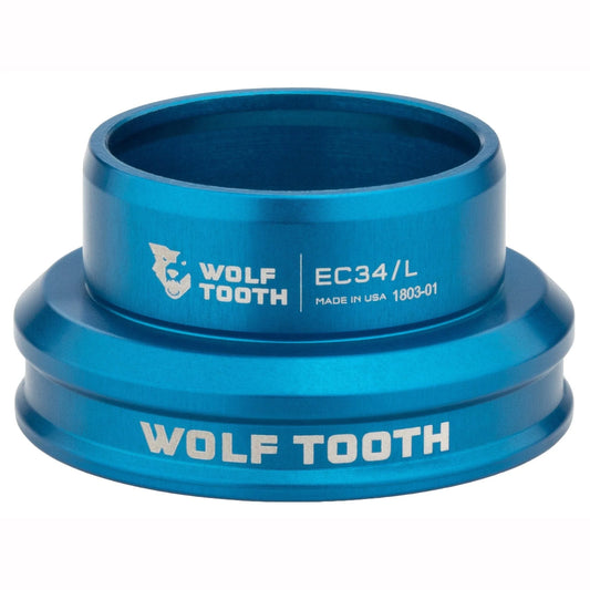 Lav skål til eksternt styrsæt WOLF TOOTH PREMIUM 1"1/8 EC34 Blå