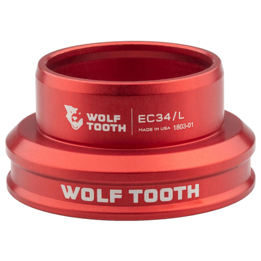 Low-Profile Cup for WOLF TOOTH PERFORMANCE 1"1/8 EC34 External Headset, Red