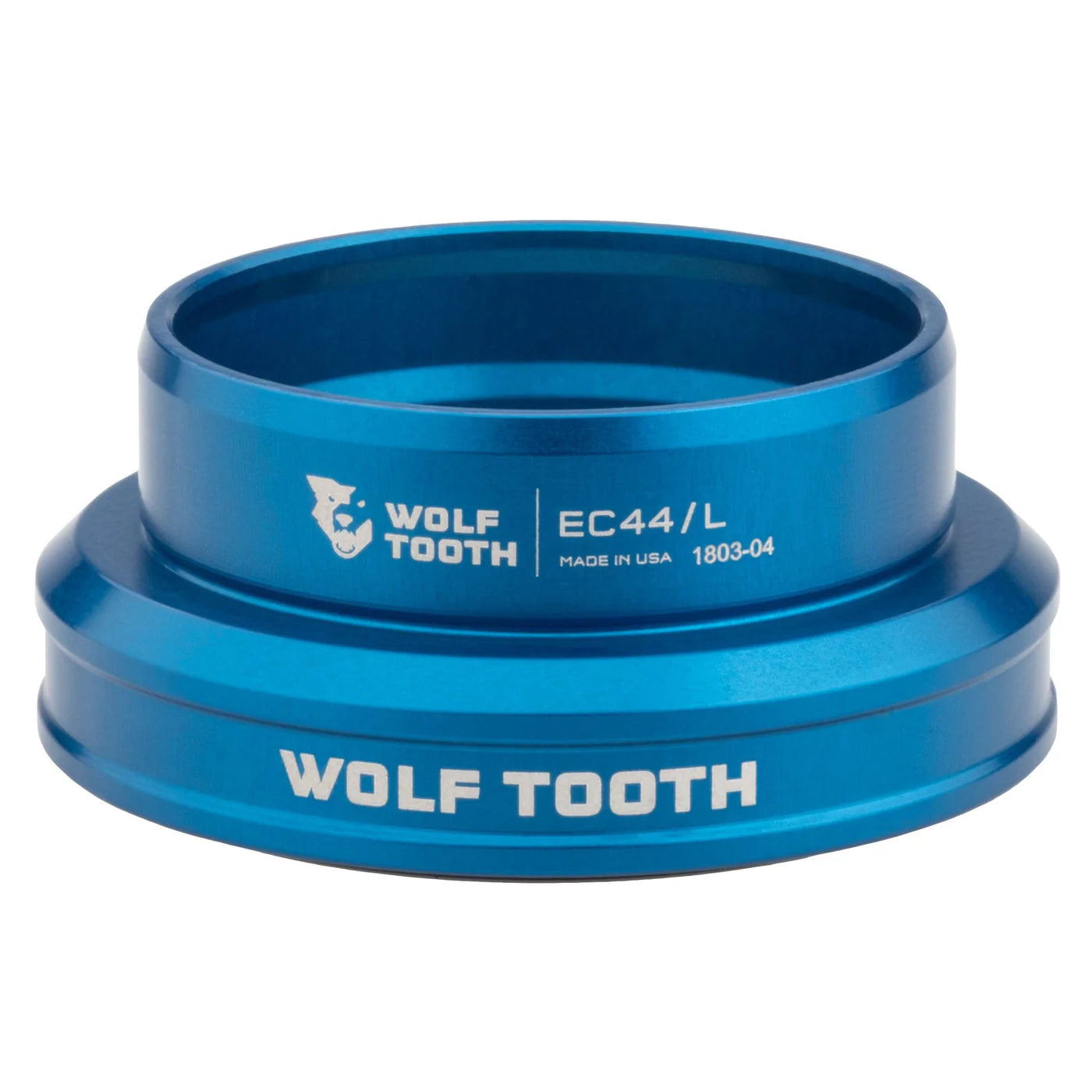 Lav skål til eksternt styrsæt fra WOLF TOOTH PERFORMANCE 1,5" EC44, blå