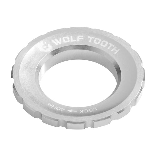WOLF TOOTH Centerlock-møtrik (udvendig), sølvfarvet