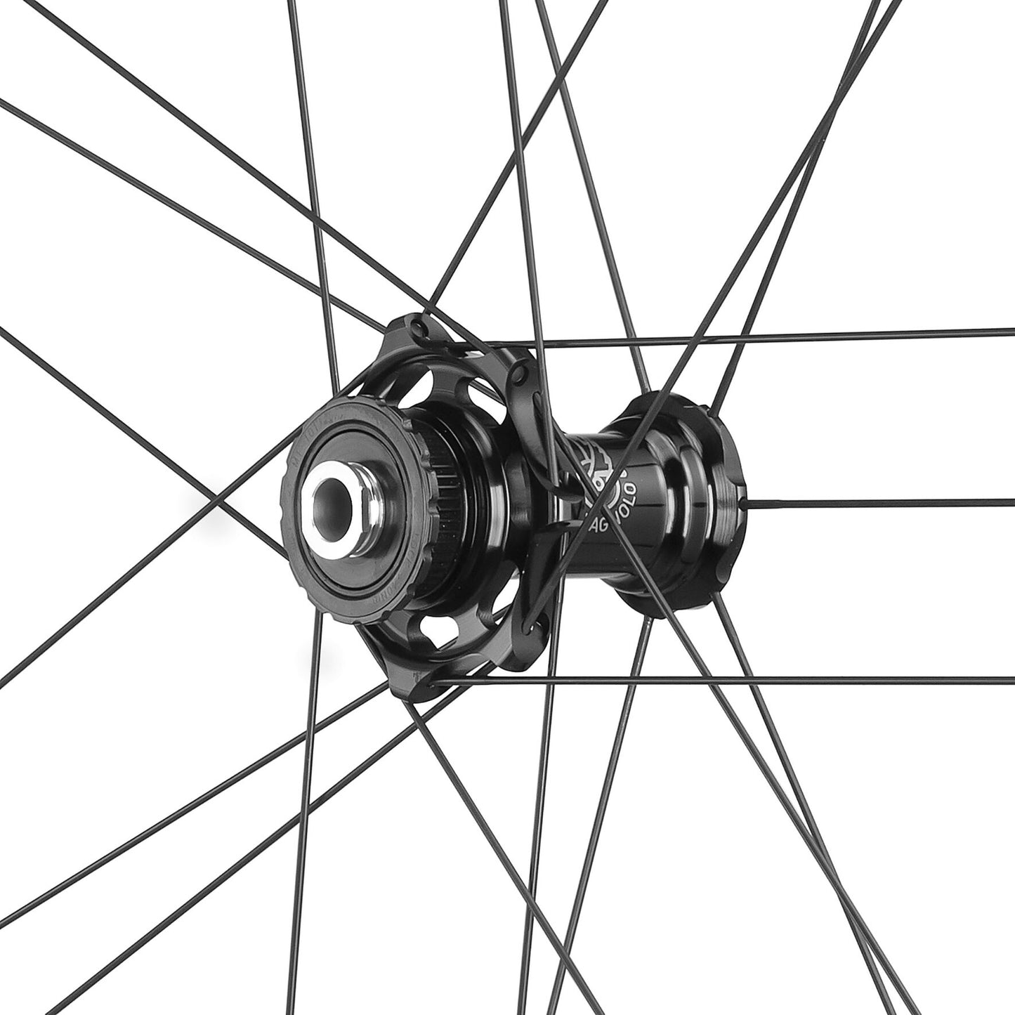 Et sæt CAMPAGNOLO SHAMAL DUAL PROFILE CARBON C23-hjul, Tubeless Ready (Center Lock)